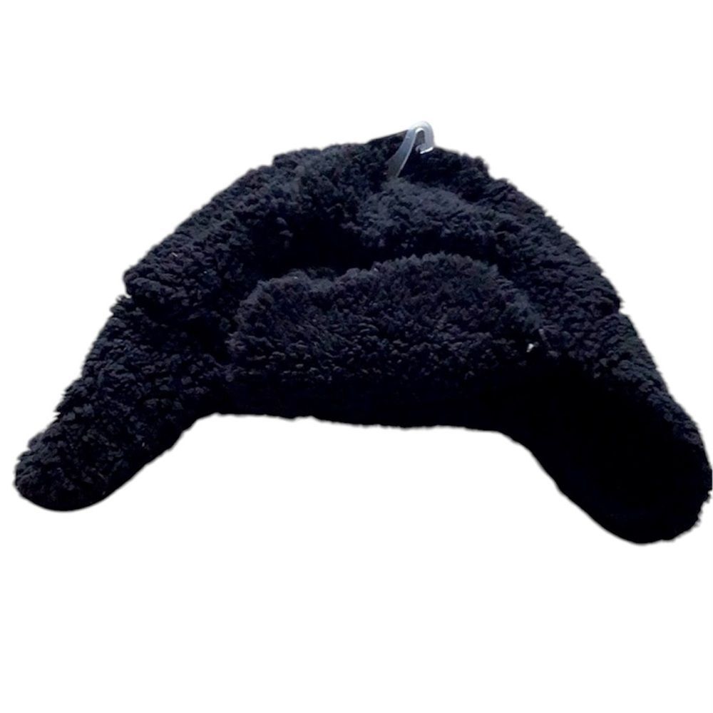 Kids Cat & Jack Black Aviator Snow Hat Black OSFM